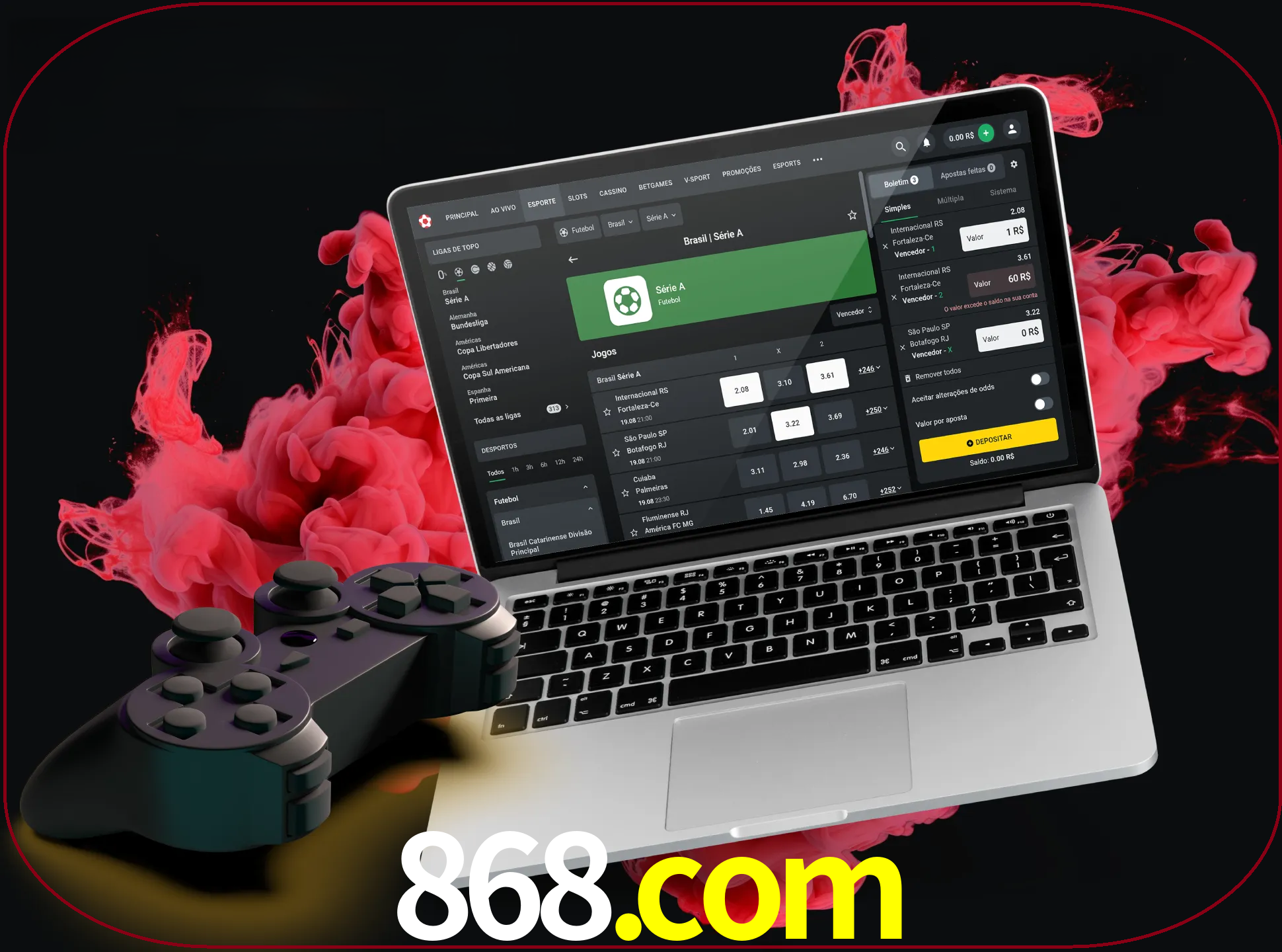 Visite a secção especial de jogos de vídeo em 868 para descobrir em que jogos pode apostar e ganhar muito dinheiro.