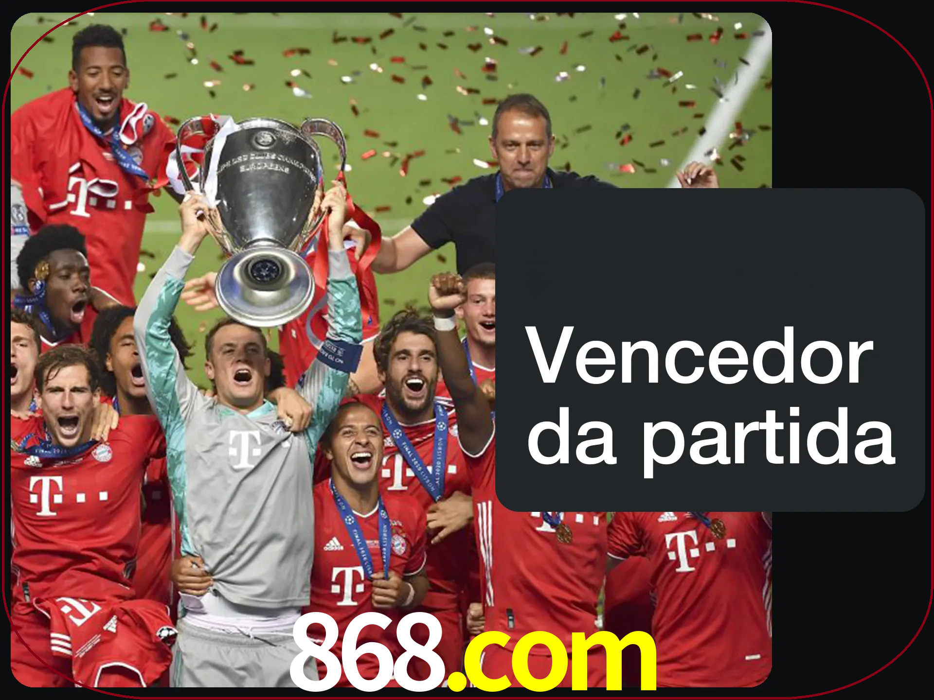 Aposte no vencedor e ganhe uma grande quantia de dinheiro.