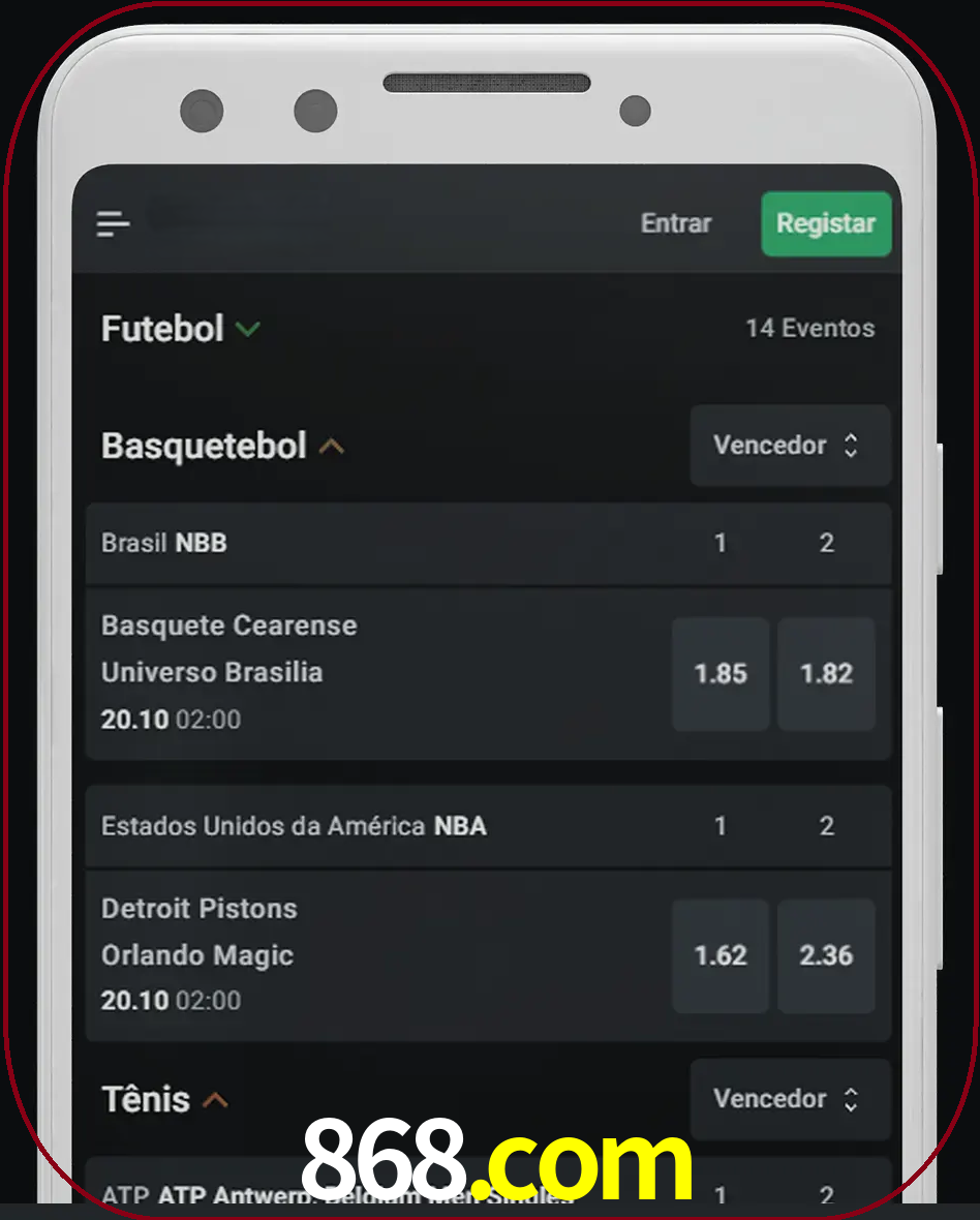 Aposte e assista aos esportes em formato ao vivo.
